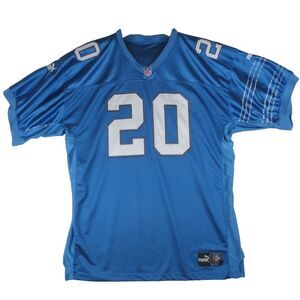 VTG Barry Sanders #20 Detroit Lions Puma Jersey Mens 56 Stitched‎ Elastic Sleeve